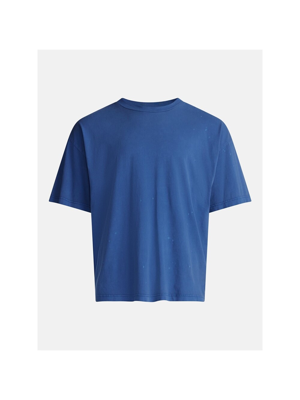 Kacey Lee Men's Horseshoe Costal Fjord Blue Graphic Oversized Tee T-Shirt